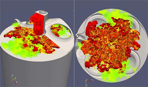 3次元エンジン燃焼解析ソフトウェア(HINOCA)